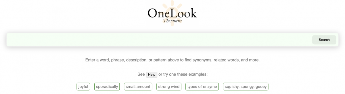 OneLook Thesaurus